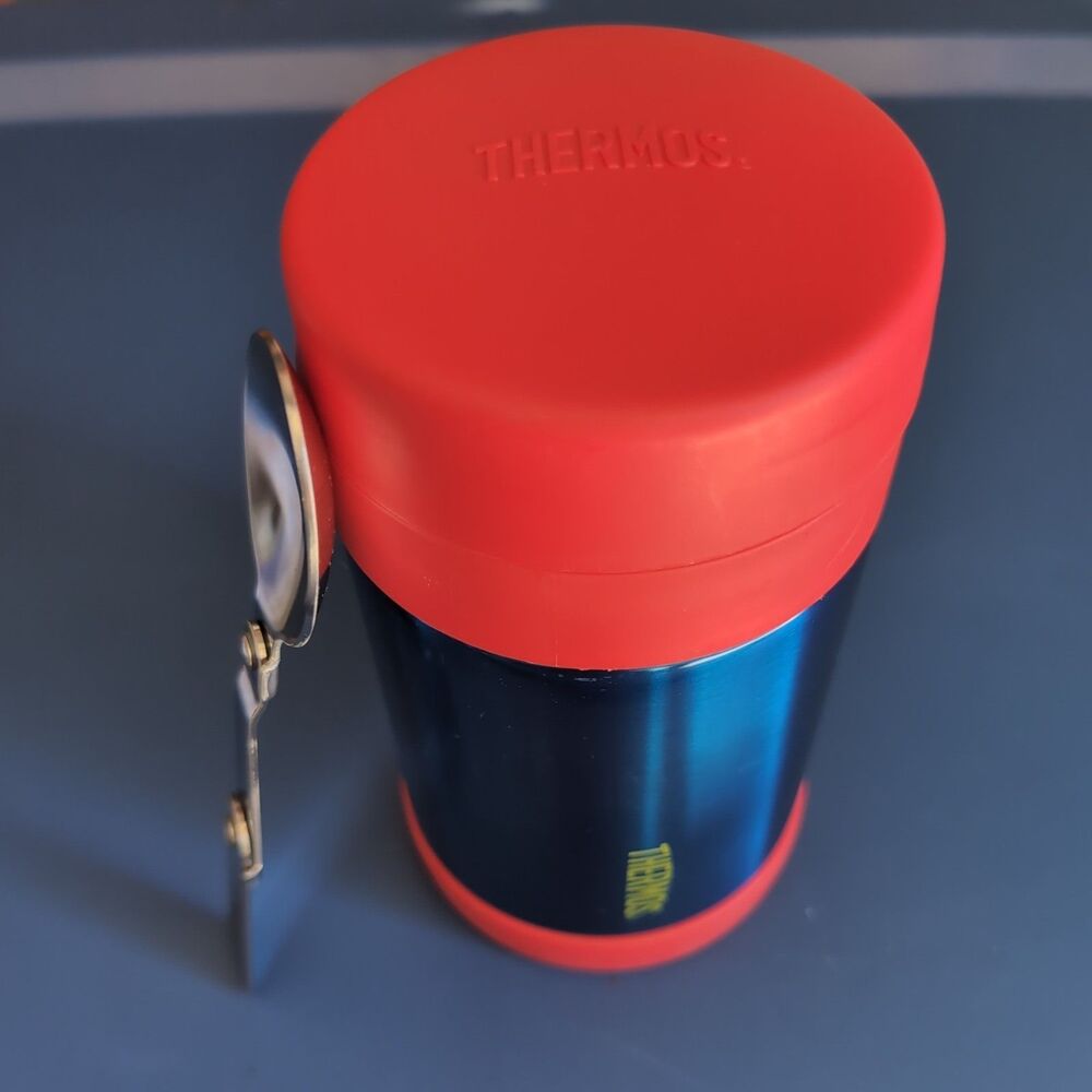 Thermos™ 16oz STAINLESS KING™ 6” Vacuum Insulated & Spoon Spiderman Colors